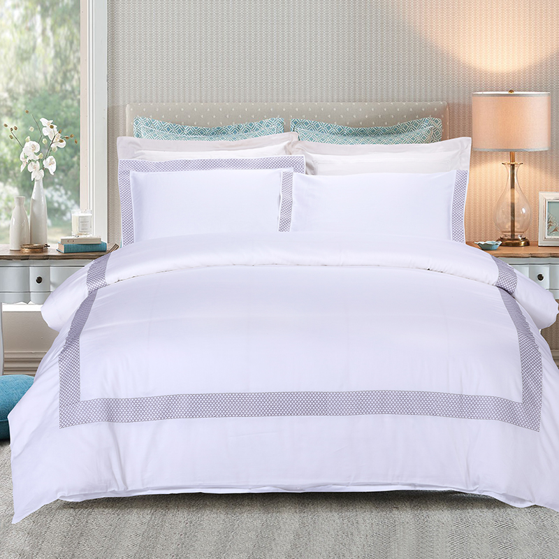 Novi dizajn vezenja, prilagođeni tvornički dizajn luksuzne hotelske posteljine