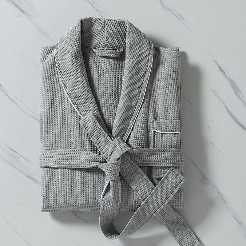 100% pamuk mali šal ovratnik od vafla s ogrtačem za kupanje 100% pamuk mali šal ovratnik od vafla s ogrtačem za kupanje