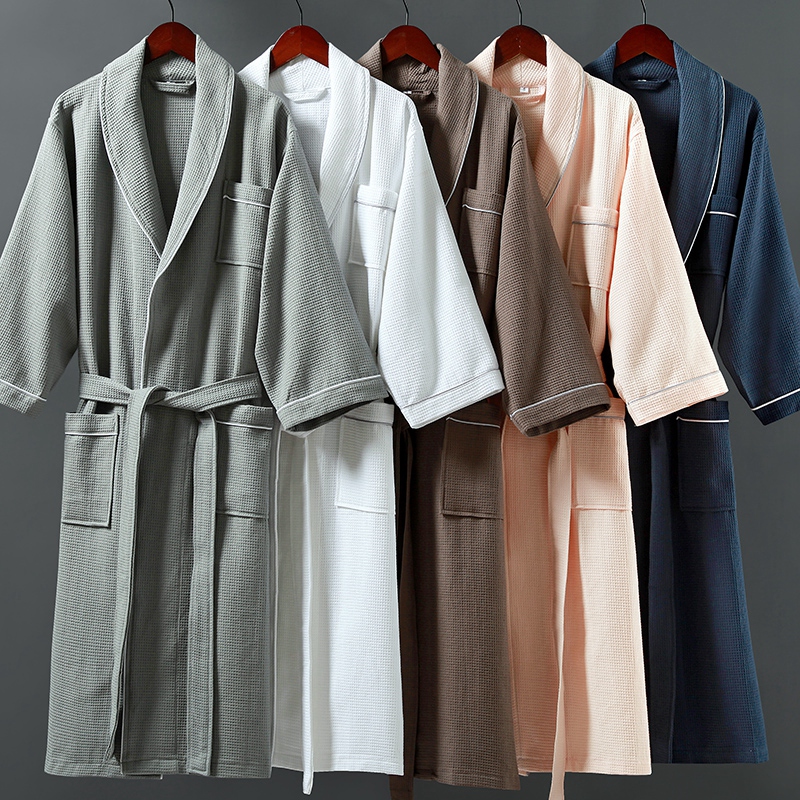 100% pamuk mali šal ovratnik od vafla s ogrtačem za kupanje 100% pamuk mali šal ovratnik od vafla s ogrtačem za kupanje