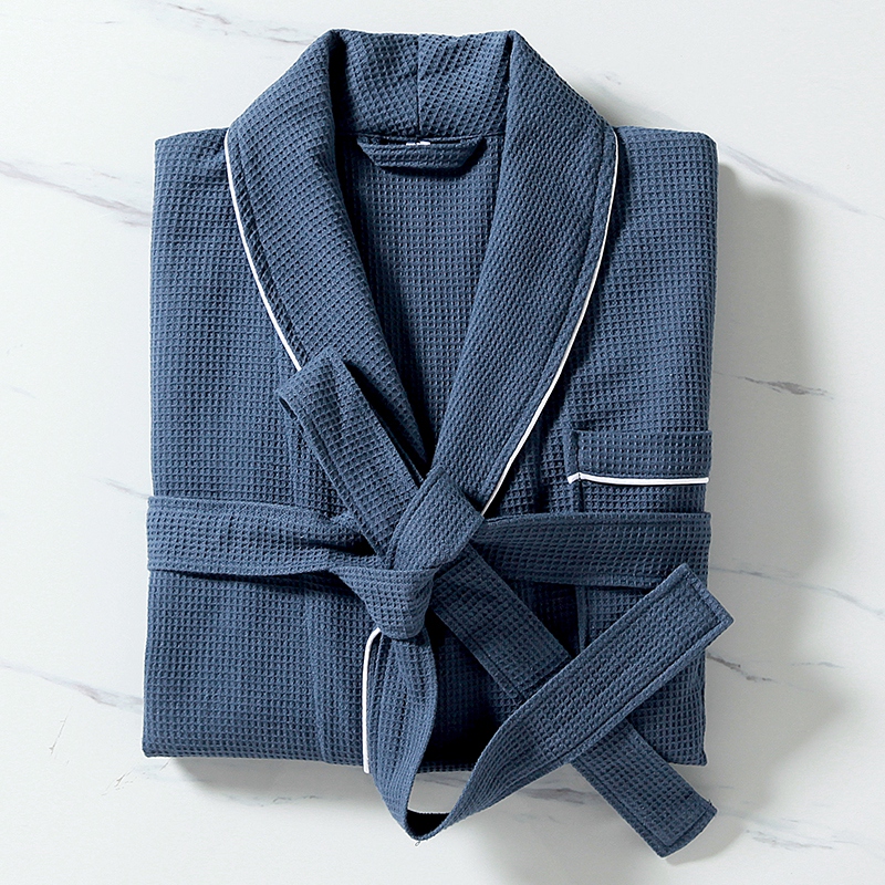 100% pamuk mali šal ovratnik od vafla s ogrtačem za kupanje 100% pamuk mali šal ovratnik od vafla s ogrtačem za kupanje