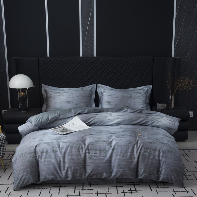 Komplet pamučne posteljine s impresionističkim digitalnim printom 100S