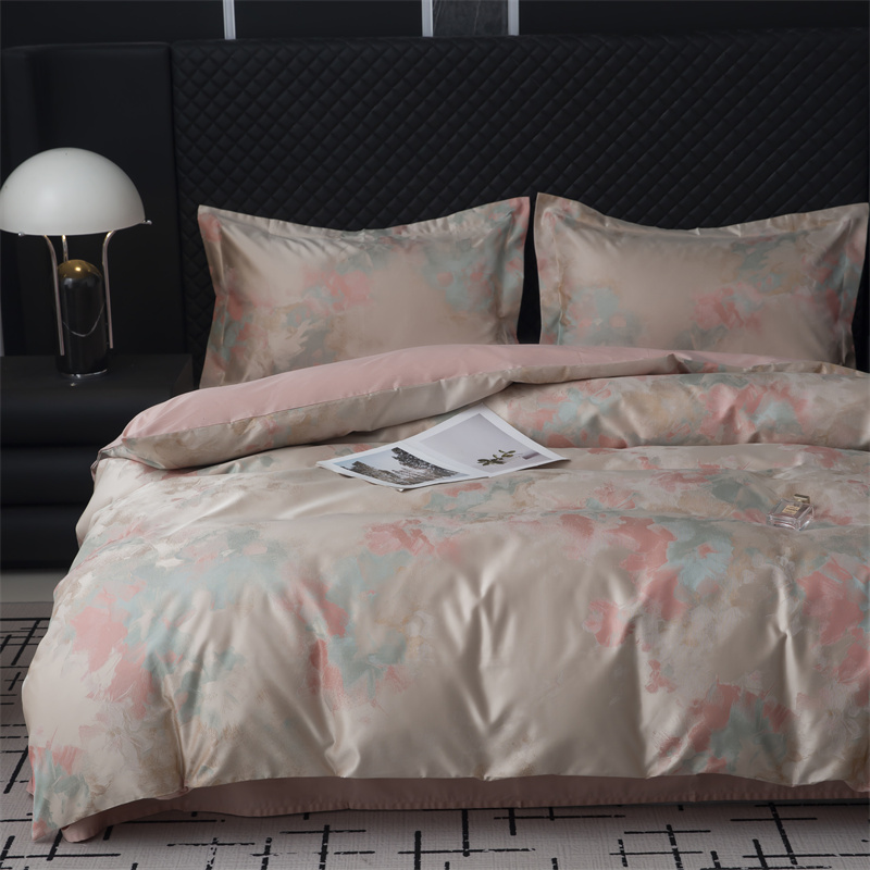 Komplet pamučne posteljine 80S od impresionističkog jacquard obojenog pređe Komplet pamučne posteljine 80S od impresionističkog jacquard obojenog pređe