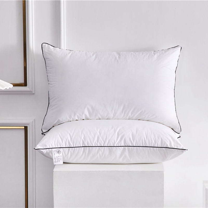 Prilagođena hotelska soba za goste 100% pamuk, bijeli jastuci, jastuci s punjenjem od mikrovlakana Prilagođena hotelska soba za goste 100% pamuk, bijeli jastuci, jastuci s punjenjem od mikrovlakana