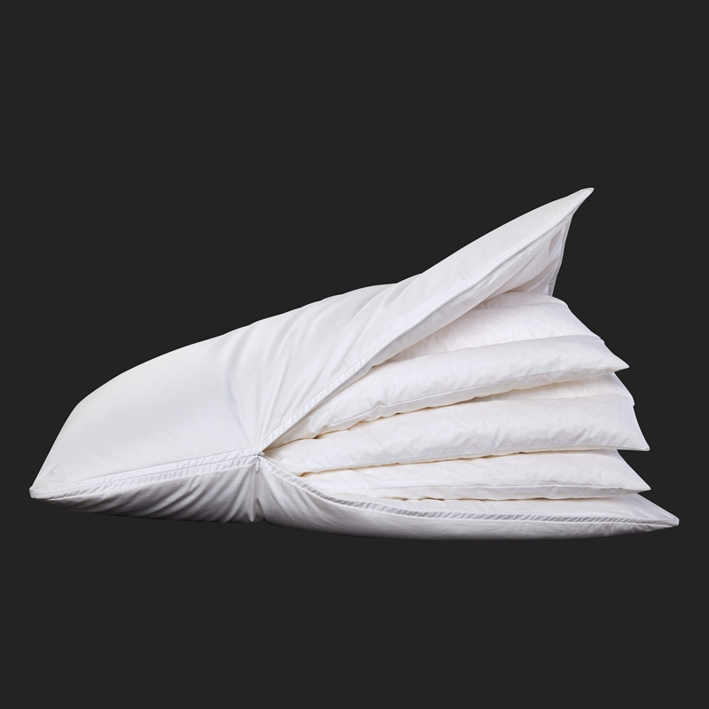 Jastuk s podesivom visinom, pet slojeva dizajna, dugi jastuk s patentnim zatvaračem u obliku slova L