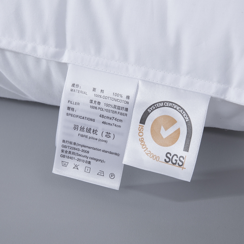 Jastuk s punjenjem od mikrofibre od poliesterske tihe tkanine za hotel Jastuk s punjenjem od mikrofibre od poliesterske tihe tkanine za hotel